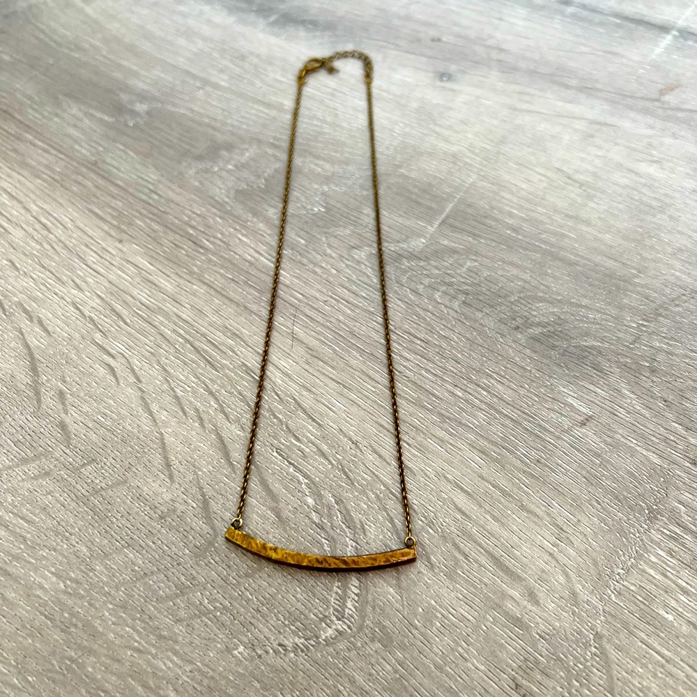 Trades of Hope Chloe Bar Necklace in Gold and Rose Gold